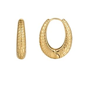 NWT Hey Harper Crocodile Print Bella Earrings